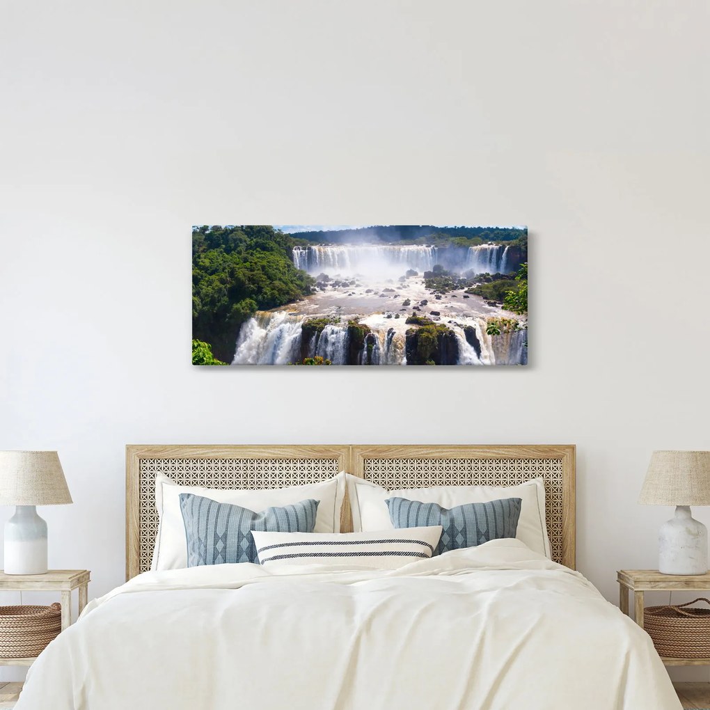 Tablou cu cascadele Iguass (120x50 cm)
