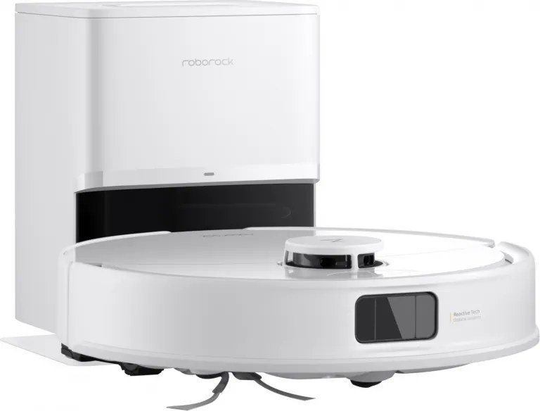 Aspirator robot Roborock Q10 PF+, 10.000 Pa, 150 min, 0,35 L, Wi-Fi, Uscat/umed, Ridicare automata a mopului, LiDAR 360°, Cartografiere 3D, Control vocal, Alb