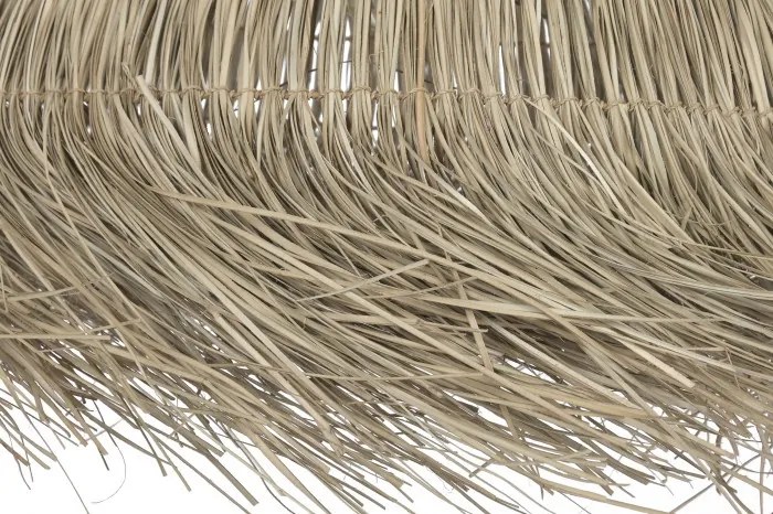 Lustră suspendată din fibre naturale cu franjuri, 75x45x95 cm, „Sorrento"