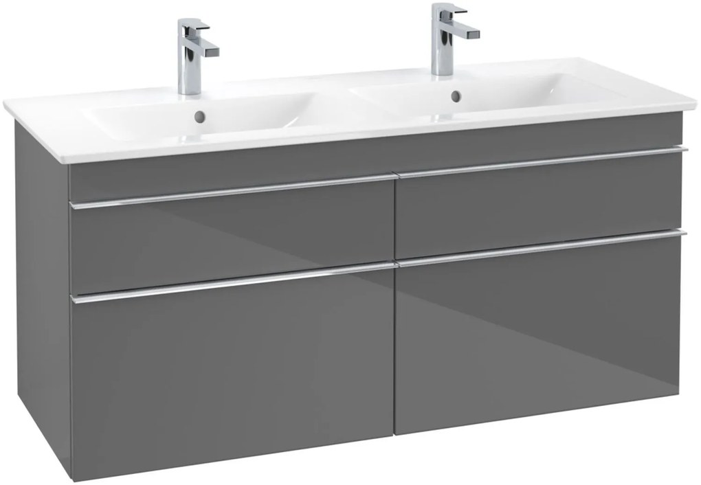 Villeroy &amp; Boch Venticello dulap 125.3x50.2x59 cm sub chiuveta pe perete gri A93001FP