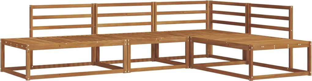 vidaXL Set de canapele de exterior 4 Bucată natural