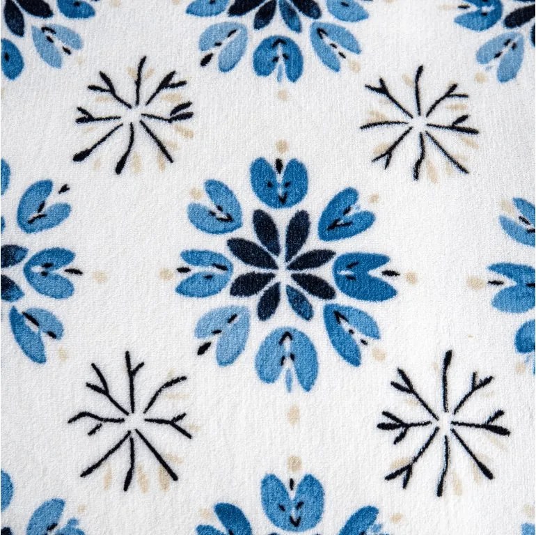 Lenjerie cocolino ICY FLAKES albă Dimensiune lenjerie de pat: 2 buc 70 x 90 cm | 200 x 220 cm