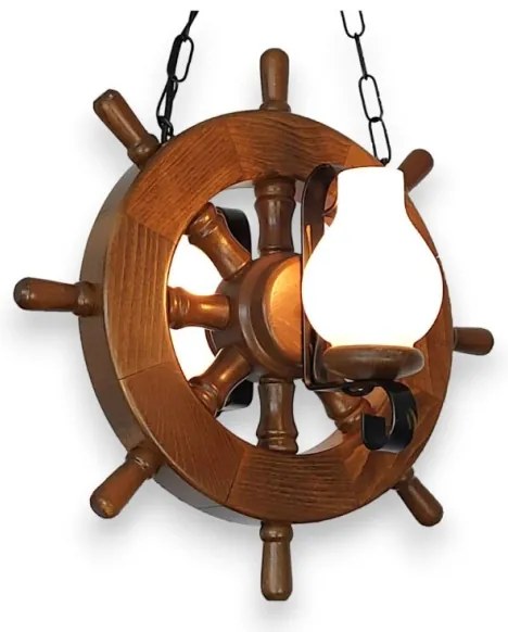 Lustră pe lanț Brilagi TIMONA 2xE14/40W/230V fag/nuc