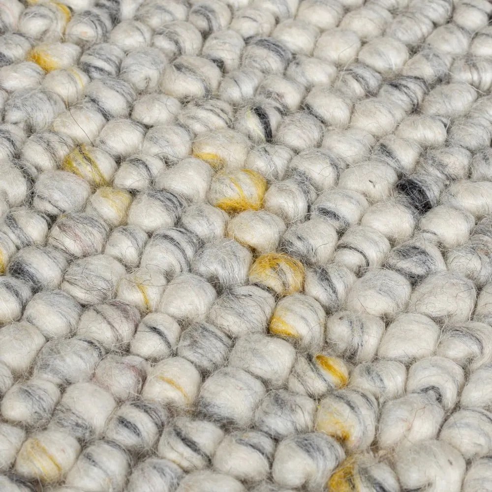 Covor tip traversă crem țesut manual din amestesc de lână 60x230 cm Minerals – Flair Rugs