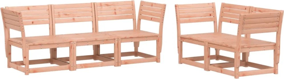 vidaXL Set mobilier de grădină cu perne, 5 piese, lemn masiv douglas