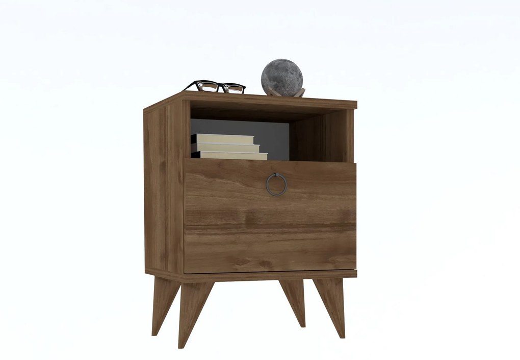 Noptieră Barlo - Walnut