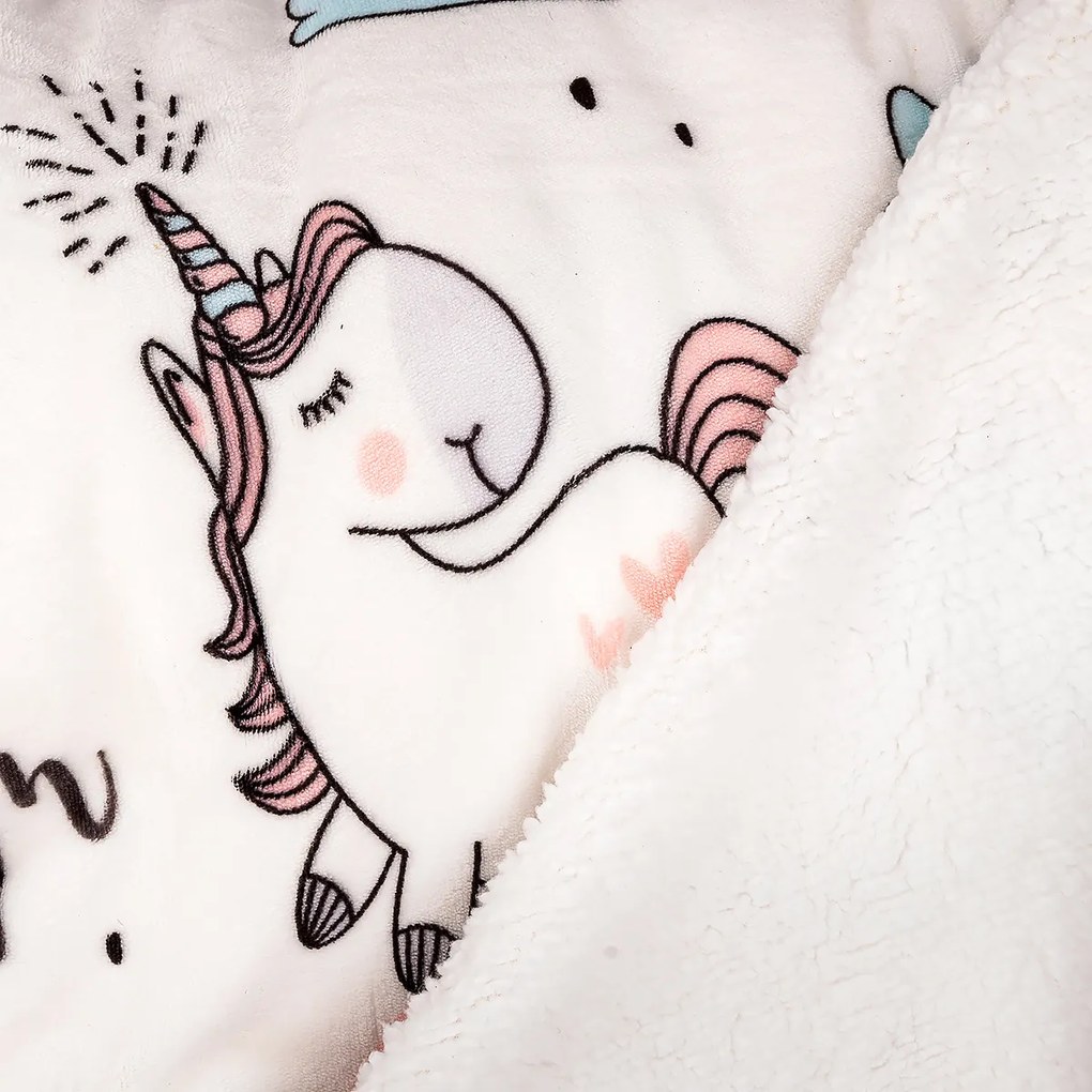 Pătură imitație lână 4Home Unicorn, 150 x 200 cm