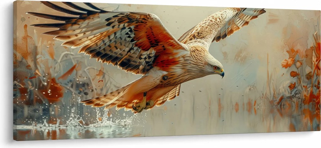 Tablou - Pasăre de pradă (120x50 cm)