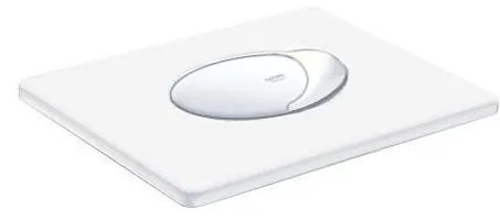GROHE 38506SH0 - Placă de acționare SKATE AIR 156 × 197 mm, albă