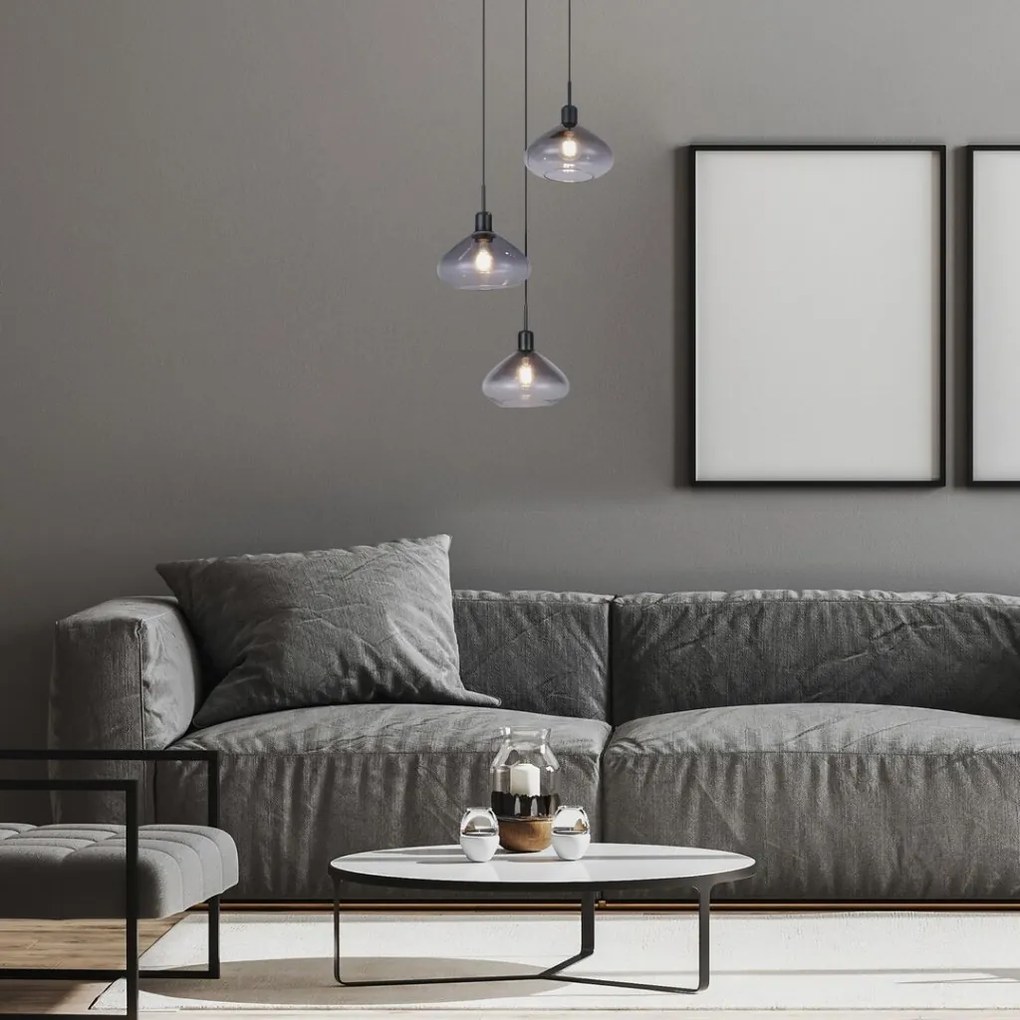Lustra cu 3 pendule design modern Dvora