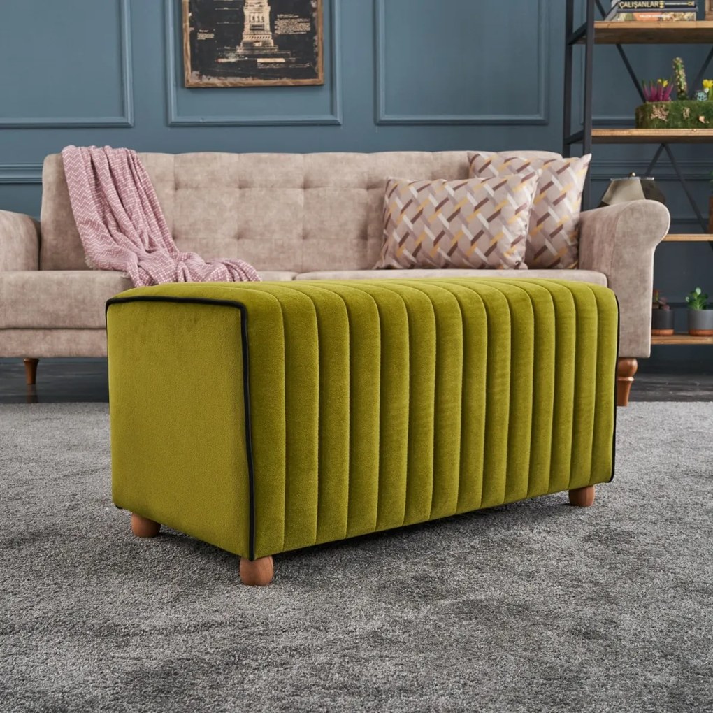 Taburet Mabel Pouf Verde