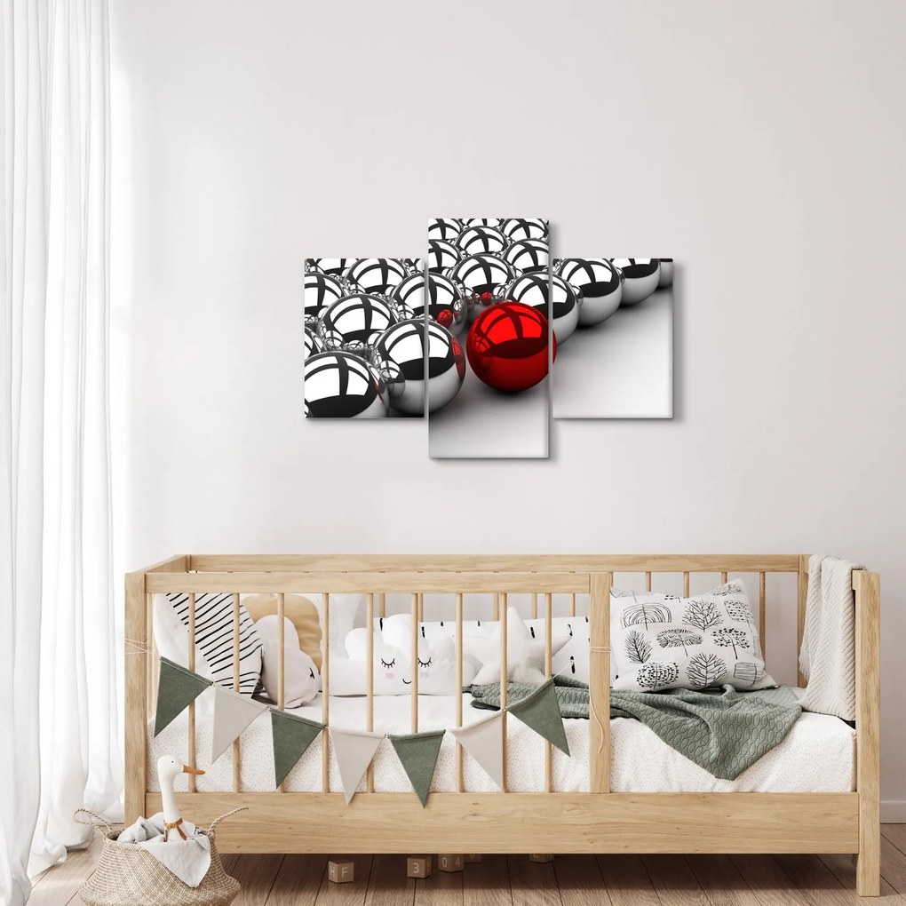 Tablou cu bile lucioase (90x60 cm)