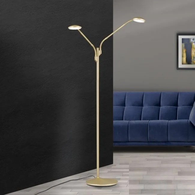 Lampadar LED dimabil stil modern Cobra satin alama