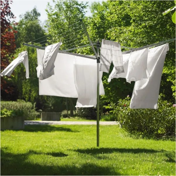 Brabantia Lift-O-Matic spațiu exterior 90300269, 60 m, Înălțime reglabilă, Țeapă metalică, Rezistent la coroziune, Inox