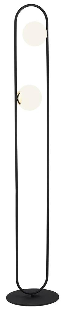 Lampadar, lampa de podea design modern Rovetto negru