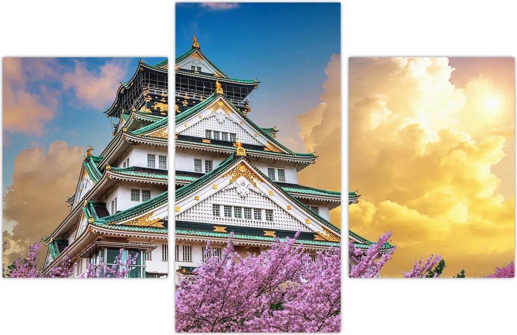 Tablou - Castelul Osaka (90x60 cm)