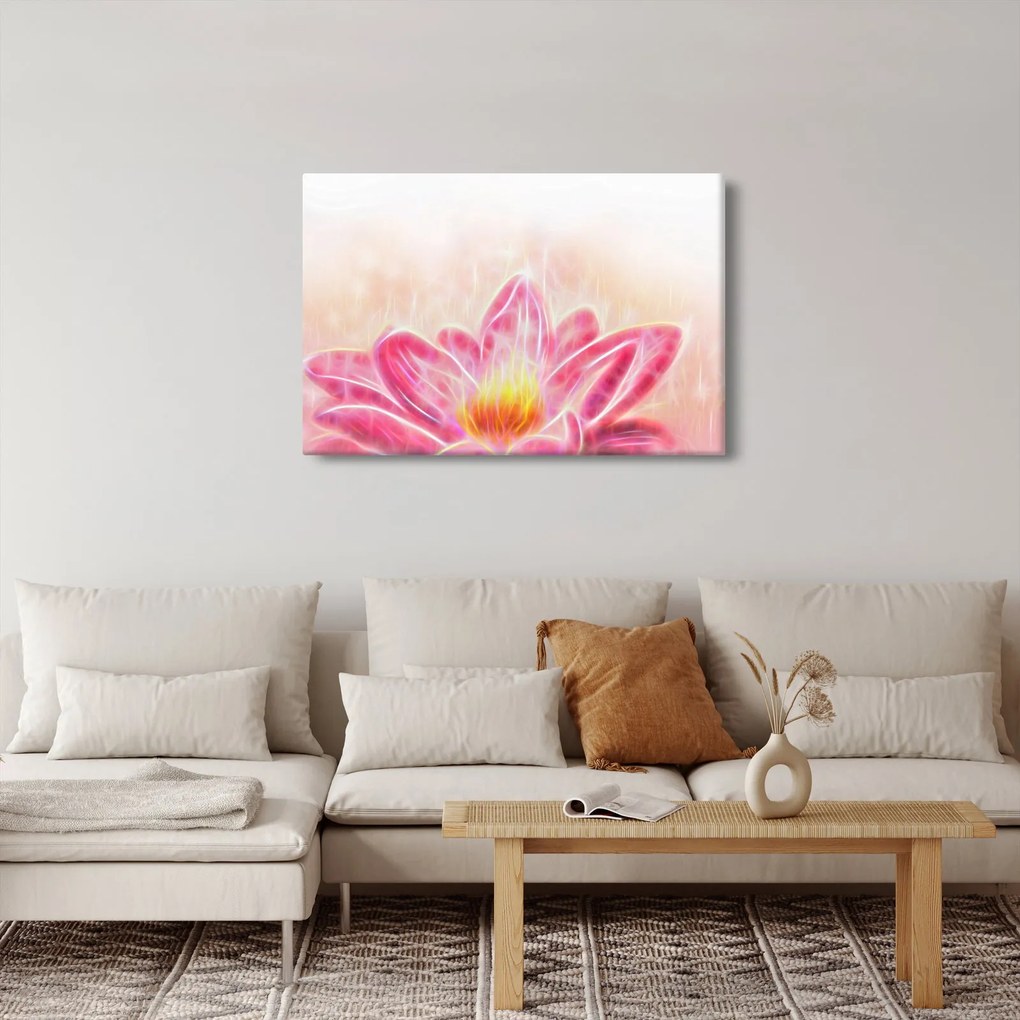 Tablou - Floare de lotus (90x60 cm)