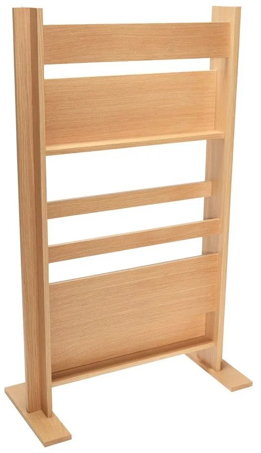 Paravan în culoare naturală cu aspect de lemn de stejar Forma – Hübsch