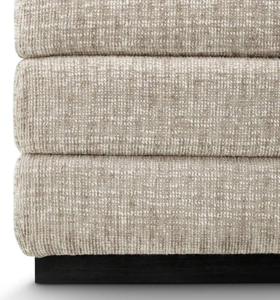 Taburete cu spatiu de depozitare Valmont, Creststone beige