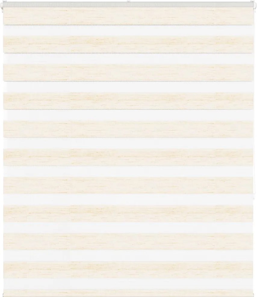 vidaXL Jaluzea tip zebra 125x150 cm lățime țesătură 120,9 cm poliester