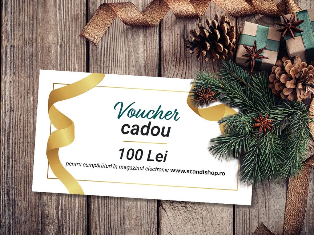 Voucher cadou pentru 100 Lei Formular cupon: Electronic