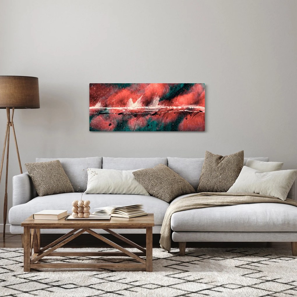 Tablou - Explozie în petrol (120x50 cm)