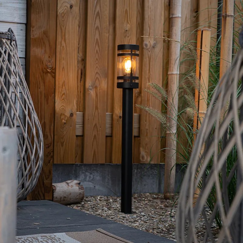 Lampă modernă de exterior neagră 80 cm IP44 - Gleam