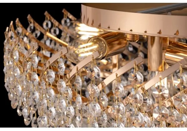 Plafonieră Maytoni DIA120-09-G KAROLINA 9xE14/40W/230V