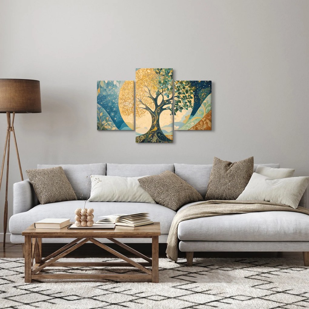 Tablou – Arborele vieții în lună (90x60 cm)