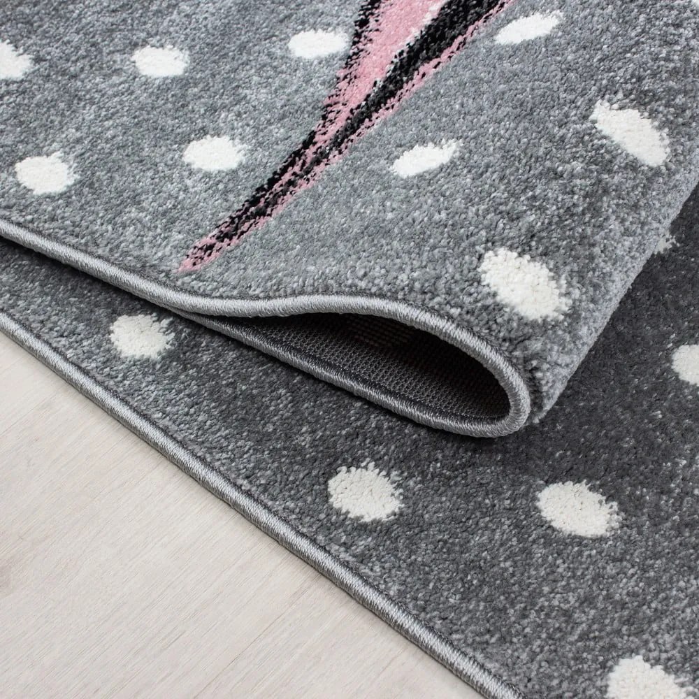 Covor pentru copii roz/gri 80x150 cm Kids – Ayyildiz Carpets