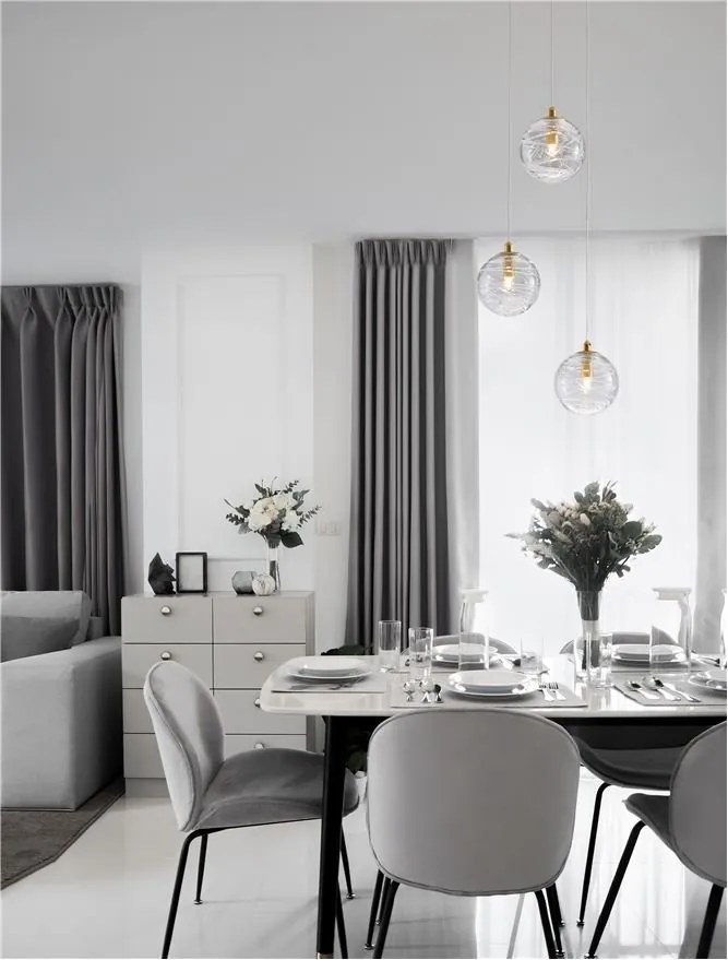 Lustra moderna cu 3 Pendule design decorativ COEN auriu