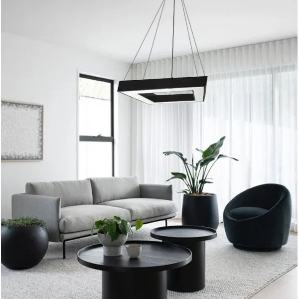 Lustră LED pe cablu LED/40W/230V 4000K 60x60 cm