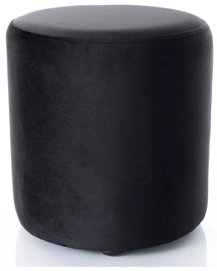 Taburet Caen C Velvet, negru