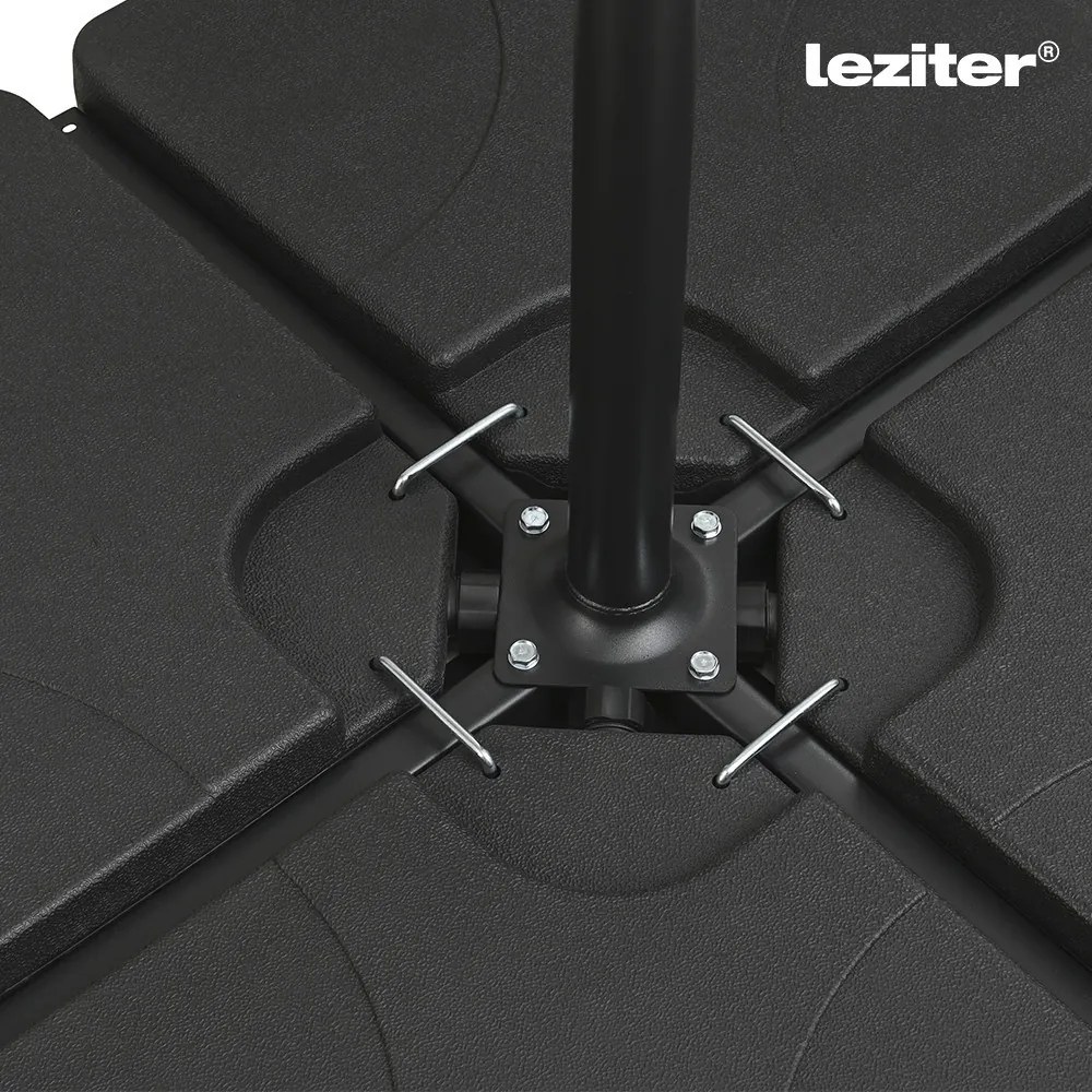 Baza parasolar 4x15 L