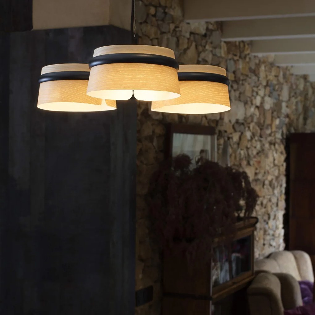 Lustra LED dimabila design deosebit LOOP frasin 29397