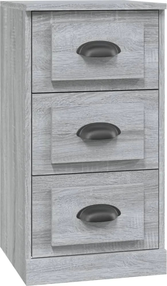 vidaXL Servantă, gri sonoma, 36x35,5x67,5 cm, lemn prelucrat