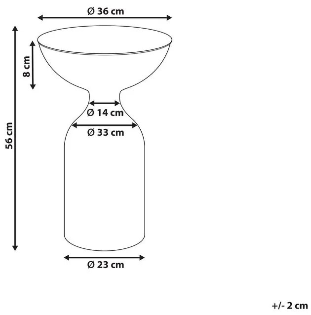 Măsuță laterală de cafea Costa (verde). 1078492
