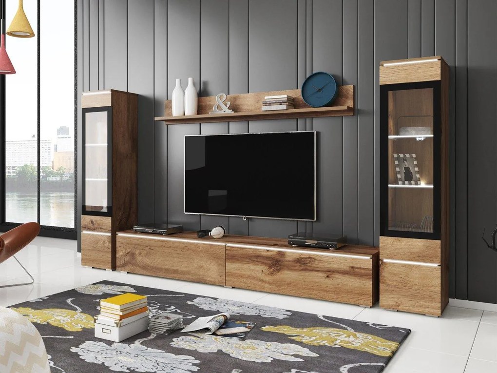 Mobilier living Selwyn II (wotan) (iluminat LED Alb). 1054054