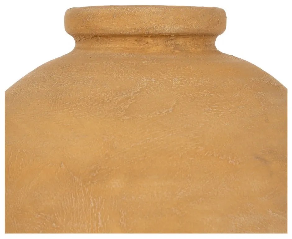 Vază galben-muștar din ceramică, înaltă (înălțime 60 cm) Eufen – Ixia