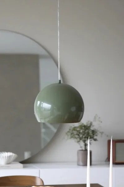 Markslöjd 108988 - Lampă suspendată pe cablu POP 1xE27/40W/230V, diam. 28 cm, verde
