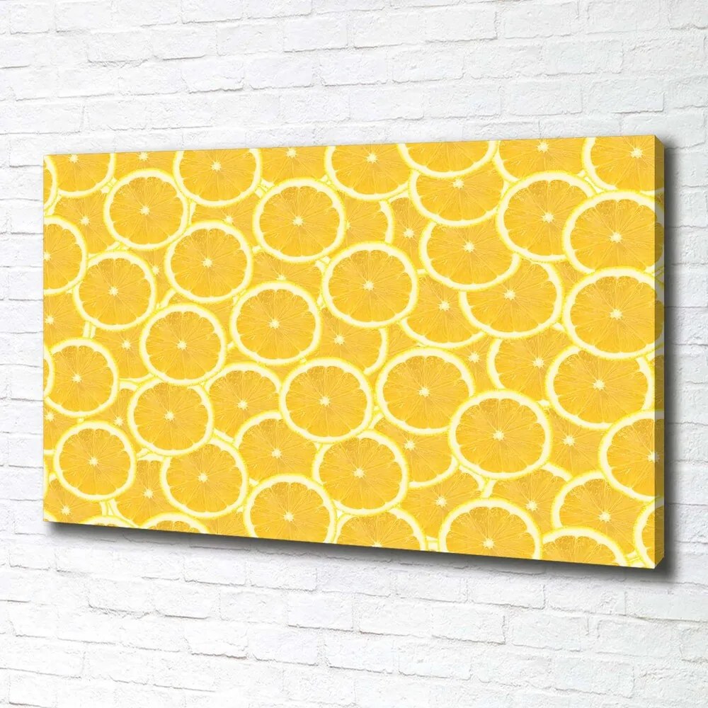 Tablou pe pânză canvas Felii de lamaie