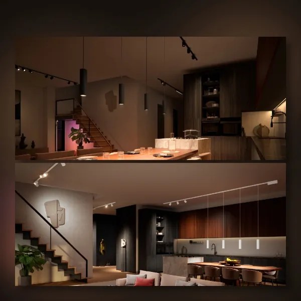 Philips SADA 4xLED RGB Hue, stmívatelné lištové svítidlo, 20,8W, 230V