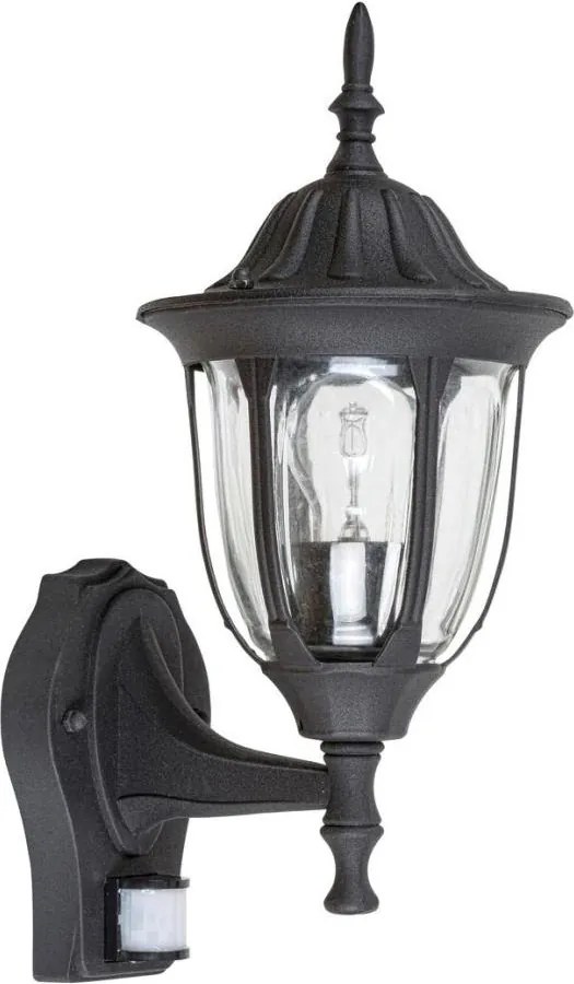 Rabalux 7837 - Aplica de perete pentru exterior cu senzor MILANO 1xE27/60W/230V IP43