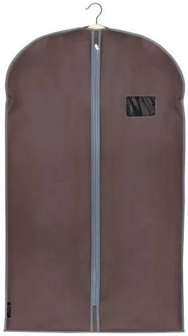 Husa pentru haine cu fermoar, Classic Maro, l60xH100 cm
