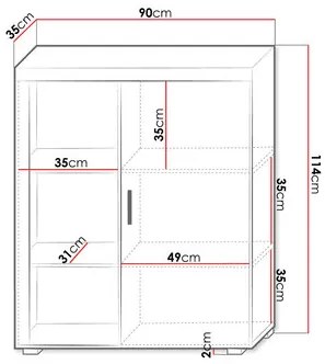 Raft Momba MA3 (Alb + lucios negru) . 1104867