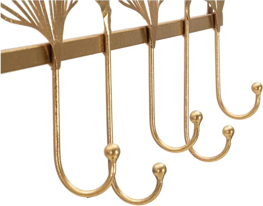 Cuier de perete Mauro Ferretti Leaves, auriu