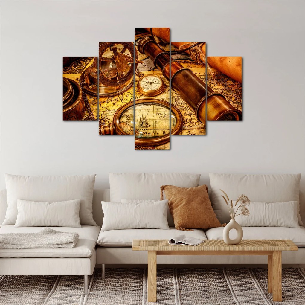 Tablou - uneltele itorice ale marinarior (150x105 cm)