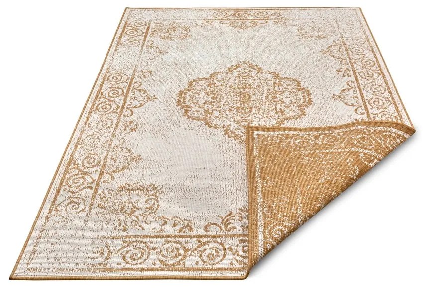 Covor de exterior galben ocru-alb 200x290 cm Cebu – NORTHRUGS