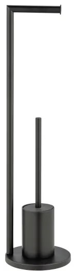 WENKO 25675100 - Set pentru WC FERLA, 18 x 69,5 cm, negru