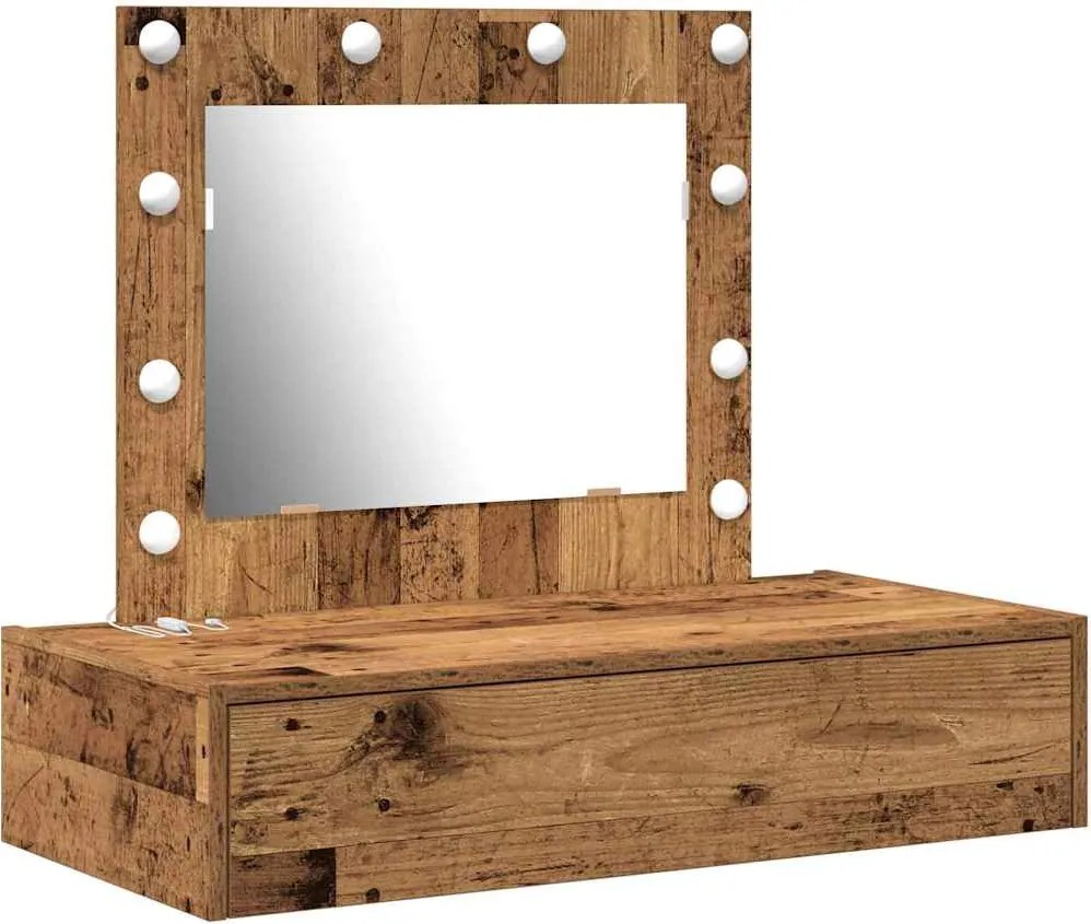 vidaXL Masă de Machiaj cu sertar Maro 83 x 40 x 70 cm Lemn compozit